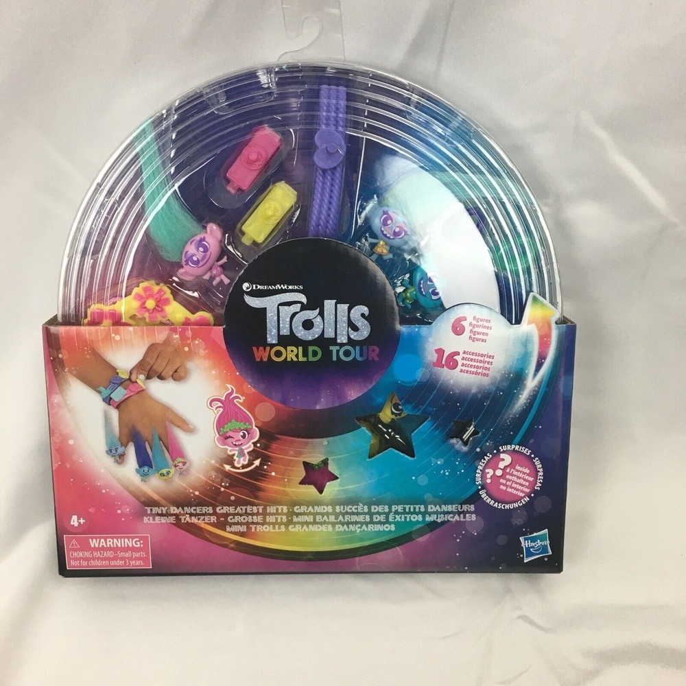 New‎ Trolls World Tour Movie Tiny Dancers Greatest Hits 6 Figures 16 Accessories